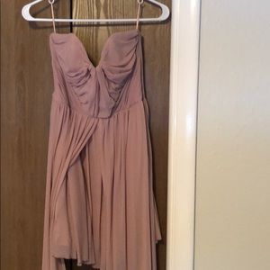 Mauve chiffon dress